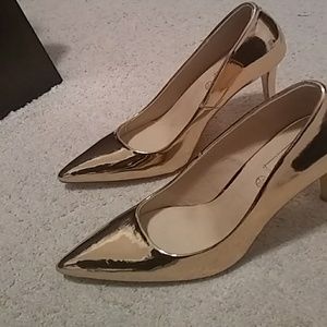 Truffle Collection Metallic Point High Heels!